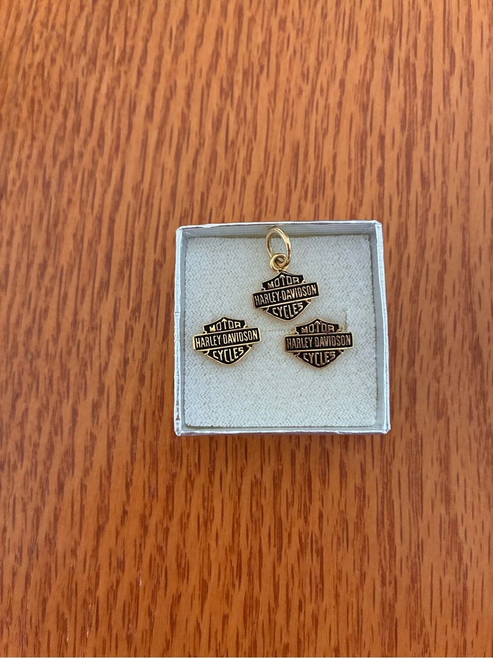 14k Gold Harley-Davidson Bar & Shield Set